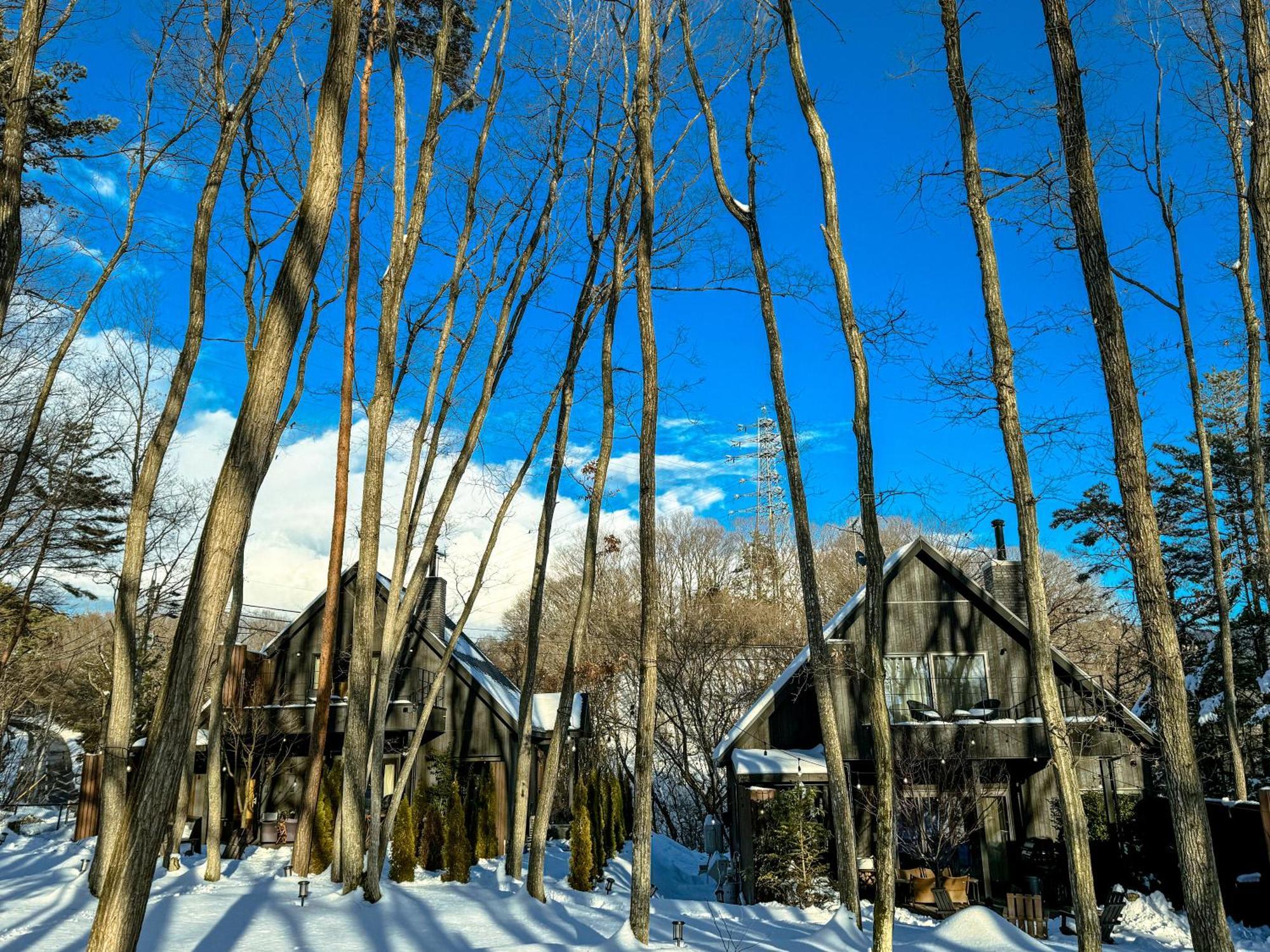 Sauna Forest Cabin 軽井沢 御代田　Mori-Asobi Oiwake Екстер'єр фото