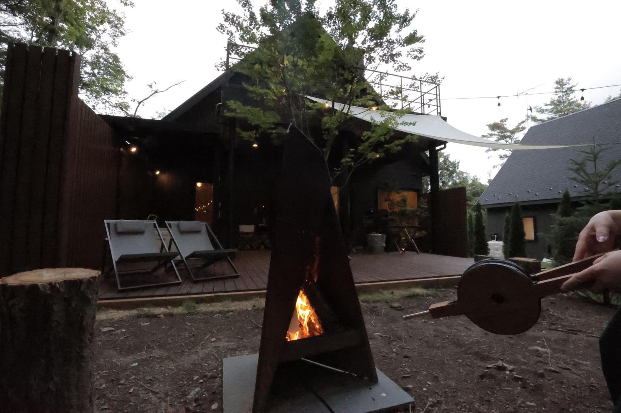Sauna Forest Cabin 軽井沢 御代田　Mori-Asobi Oiwake Екстер'єр фото