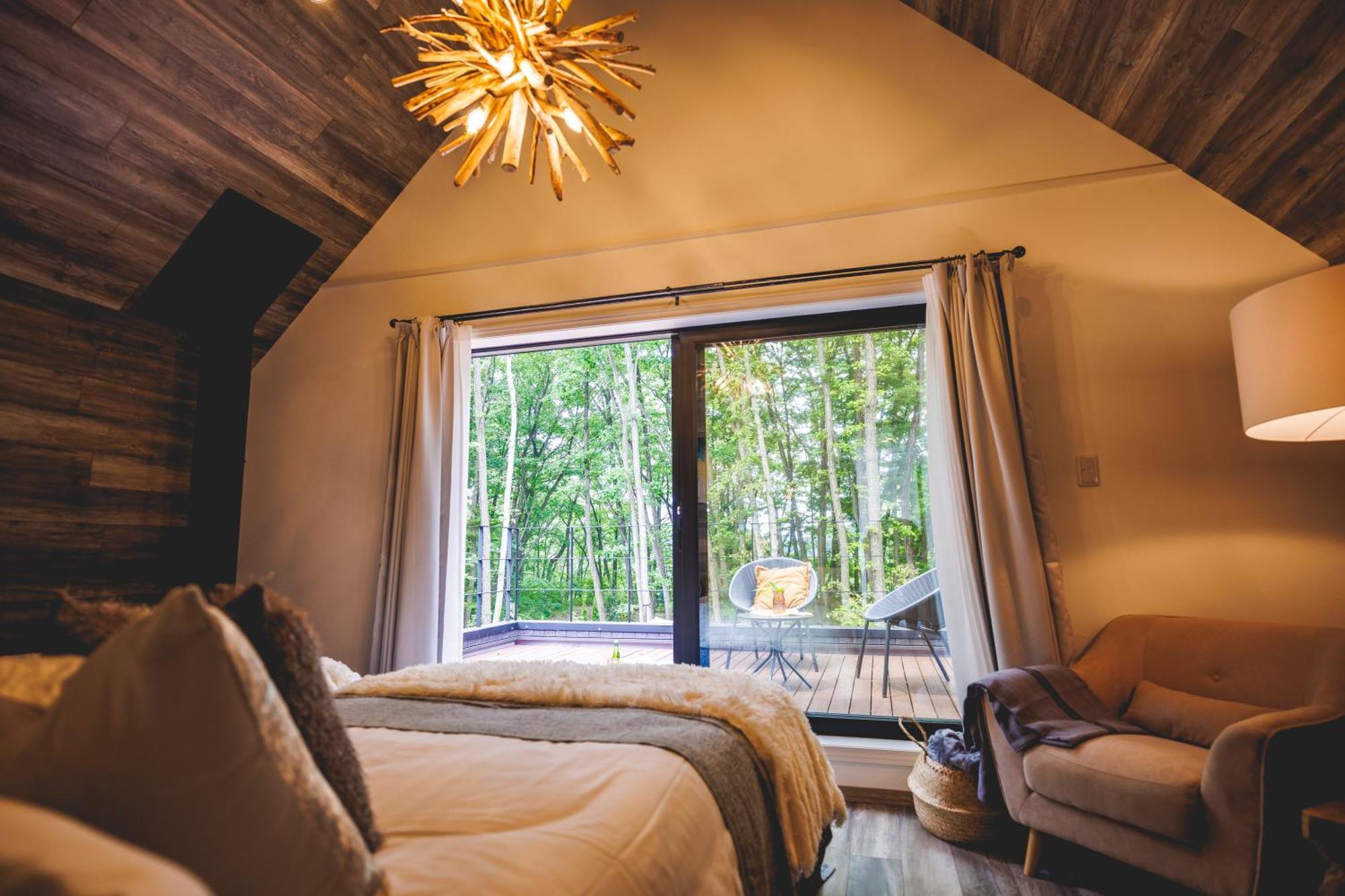 Sauna Forest Cabin 軽井沢 御代田　Mori-Asobi Oiwake Екстер'єр фото