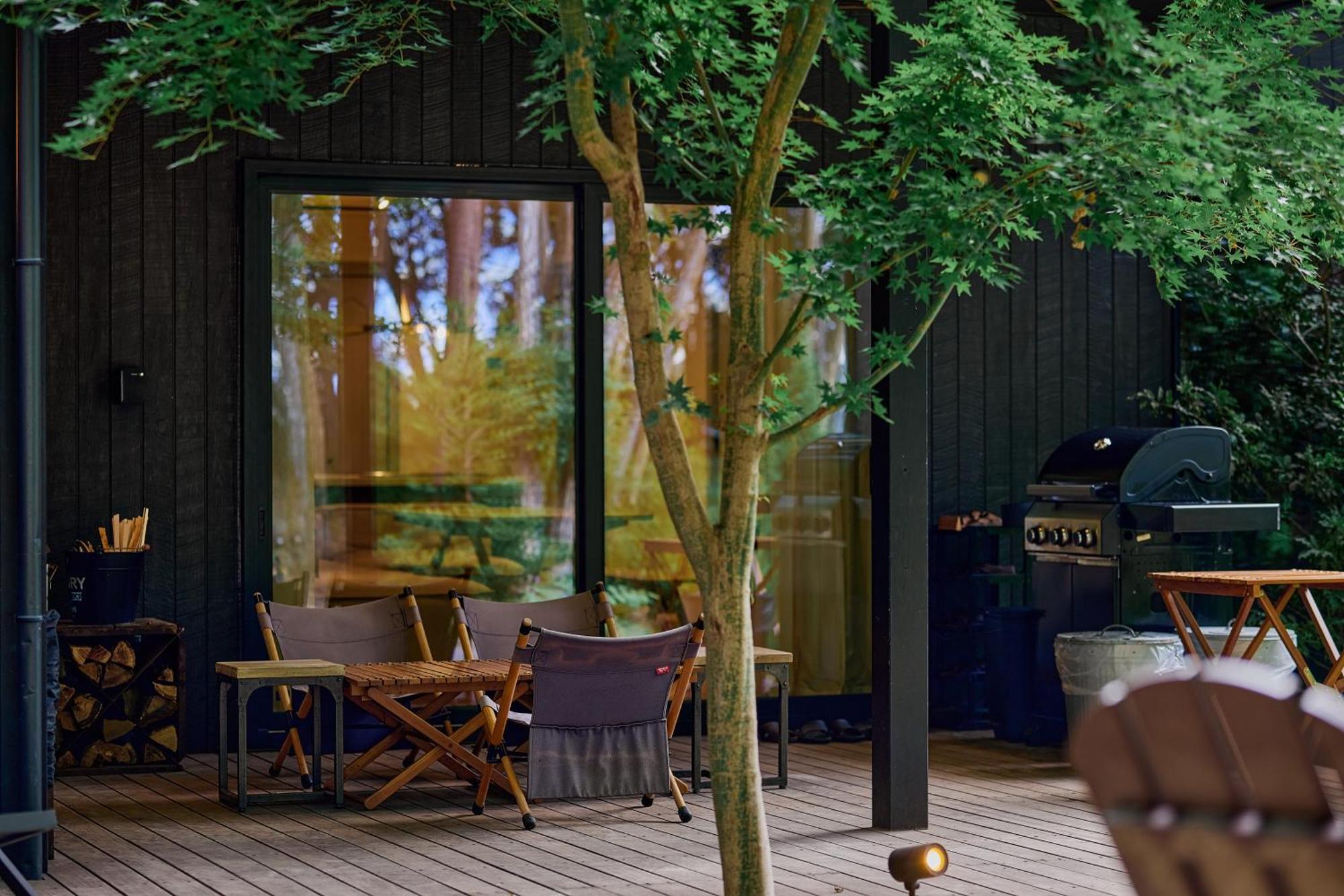 Sauna Forest Cabin 軽井沢 御代田　Mori-Asobi Oiwake Екстер'єр фото